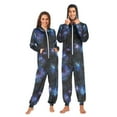 thumbnail image 1 of FORMRS Onesies Pajama for Adults Unisex Hoodie Winter Jumpsuit One Piece Sleepwear, Sizes S-2XL, Watercolor Galaxy, 1 of 7