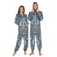 thumbnail image 1 of FORMRS Onesies Pajama for Adults Unisex Hoodie Winter Jumpsuit One Piece Sleepwear, Sizes S-2XL, Yellow Forest Pattern, 1 of 7