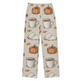 thumbnail image 1 of FORMRS Boys Pajama Pants with Pockets Size 11-12Y Kids Lounge Sleep Bottoms, Fall Pumpkin Pattern, 1 of 8