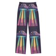 thumbnail image 1 of FORMRS Boys Pajama Pants with Pockets Size 11-12Y Kids Lounge Sleep Bottoms, Purple UFO, 1 of 8