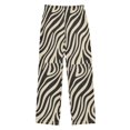 thumbnail image 1 of FORMRS Boys Pajama Pants with Pockets Size 13-14Y Kids Lounge Sleep Bottoms, Black Lines, 1 of 8