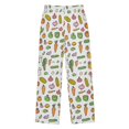thumbnail image 1 of FORMRS Boys Pajama Pants with Pockets Size 13-14Y Kids Lounge Sleep Bottoms, Green Vegetables Pattern, 1 of 8