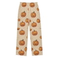 thumbnail image 1 of FORMRS Boys Pajama Pants with Pockets Size 13-14Y Kids Lounge Sleep Bottoms, Halloween Pumpkins Pattern, 1 of 8