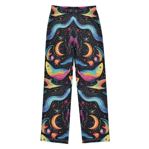 FORMRS Boys Pajama Pants with Pockets Size 13-14Y Kids Lounge Sleep Bottoms, Zodiac Stars