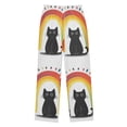 thumbnail image 1 of FORMRS Boys Pajama Pants with Pockets Size 6-8Y Kids Lounge Sleep Bottoms, Black Cat Rainbow, 1 of 8
