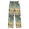 thumbnail image 1 of FORMRS Kids Pajama Pants with Pockets Size 6-8Y Boys Lounge Sleep Bottoms, Dinosaur with Stars, 1 of 8
