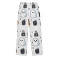 thumbnail image 1 of FORMRS Kids Pajama Pants with Pockets Size 6-8Y Boys Lounge Sleep Bottoms, Halloween Ghost, 1 of 8