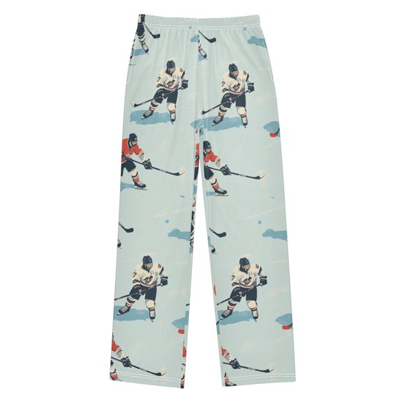 FORMRS Boys Pajama Pants with Pockets Size 6-8Y Kids Lounge Sleep Bottoms, Ice Play
