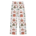 thumbnail image 1 of FORMRS Boys Pajama Pants with Pockets Size 6-8Y Kids Lounge Sleep Bottoms, Red Nordic Christmas, 1 of 8