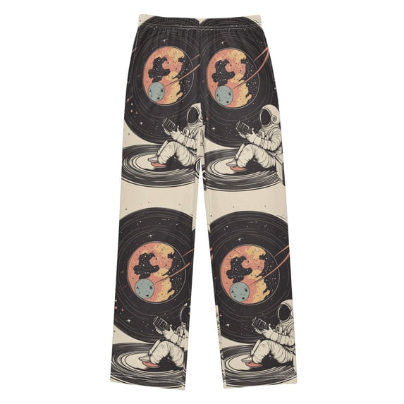 FORMRS Boys Pajama Pants with Pockets Size 6-8Y Kids Lounge Sleep Bottoms, Space Record
