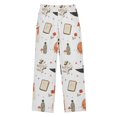 thumbnail image 1 of FORMRS Boys Pajama Pants with Pockets Size 6-8Y Kids Lounge Sleep Bottoms, White Halloween Ghosts, 1 of 8