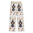 thumbnail image 1 of FORMRS Boys Pajama Pants with Pockets Size 6-8Y Kids Lounge Sleep Bottoms, White Magical Halloween Girl, 1 of 8