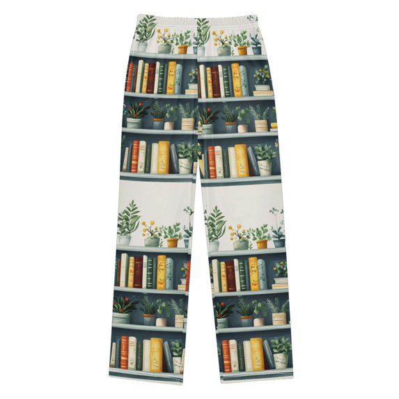 FORMRS Boys Pajama Pants with Pockets Size 6-8Y Kids Lounge Sleep Bottoms, White Shelf