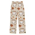 thumbnail image 1 of FORMRS Boys Pajama Pants with Pockets Size 9-10Y Kids Lounge Sleep Bottoms, Fall Mug Pattern, 1 of 8