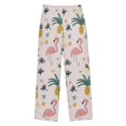 thumbnail image 1 of FORMRS Boys Pajama Pants with Pockets Size 9-10Y Kids Lounge Sleep Bottoms, Flamingo Pattern, 1 of 8