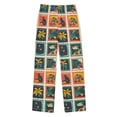thumbnail image 1 of FORMRS Boys Pajama Pants with Pockets Size 9-10Y Kids Lounge Sleep Bottoms, Jungle Stamp, 1 of 8