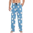 thumbnail image 1 of FORMRS Mens Pajama Pants with Pockets Sleepwear Lounge Bottoms Sizes S-2XL, Baseballs Pattern, 1 of 7