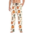 thumbnail image 1 of FORMRS Mens Pajama Pants with Pockets Sleepwear Lounge Bottoms Sizes S-2XL, Beige Fall Coffee, 1 of 7