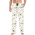 thumbnail image 1 of FORMRS Mens Pajama Pants with Pockets Sleepwear Lounge Bottoms Sizes S-2XL, Beige Vegetables Pattern, 1 of 7