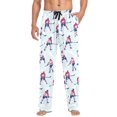 thumbnail image 1 of FORMRS Mens Pajama Pants with Pockets Sleepwear Lounge Bottoms Sizes S-2XL, Blue Ice Hockey, 1 of 7