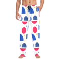 thumbnail image 1 of FORMRS Mens Pajama Pants with Pockets Sleepwear Lounge Bottoms Sizes S-2XL, Blue Retro Shapes, 1 of 7