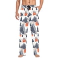thumbnail image 1 of FORMRS Mens Pajama Pants with Pockets Soft Cotton Sleepwear Lounge Bottoms, Sizes S-2XL, Blue Snow Houses, 1 of 7