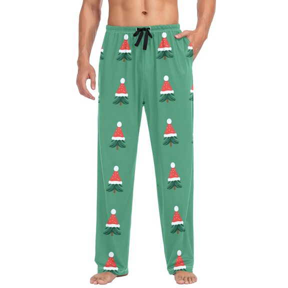 FORMRS Mens Pajama Pants with Pockets Sleepwear Lounge Bottoms Sizes S-2XL, Christmas Trees