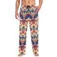 thumbnail image 1 of FORMRS Mens Pajama Pants with Pockets Soft Cotton Sleepwear Lounge Bottoms, Sizes S-2XL, Colorful Abstract Eagle, 1 of 7