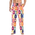 thumbnail image 1 of FORMRS Mens Pajama Pants with Pockets Sleepwear Lounge Bottoms Sizes S-2XL, Colorful Jars, 1 of 7