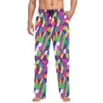 thumbnail image 1 of FORMRS Mens Pajama Pants with Pockets Sleepwear Lounge Bottoms Sizes S-2XL, Colorful Plaid, 1 of 7