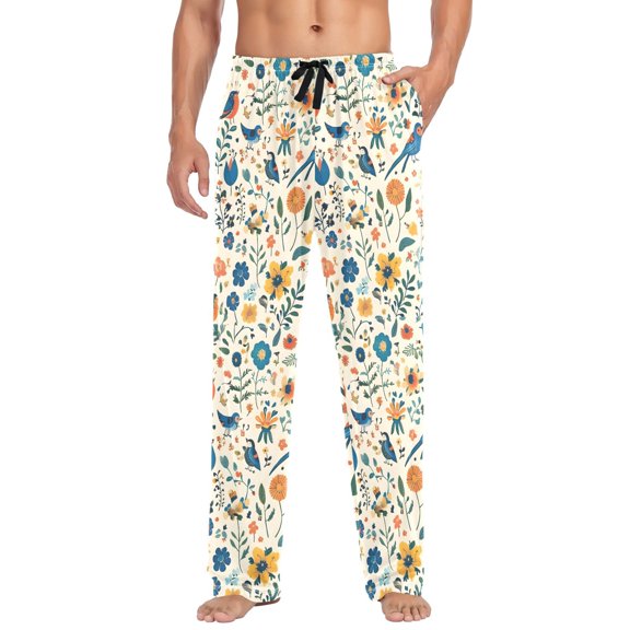 FORMRS Mens Pajama Pants with Pockets Sleepwear Lounge Bottoms Sizes S-2XL, Cute Animals