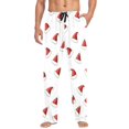 thumbnail image 1 of FORMRS Mens Pajama Pants with Pockets Sleepwear Lounge Bottoms Sizes S-2XL, Cute Santa Hats Pattern, 1 of 7