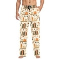 thumbnail image 1 of FORMRS Mens Pajama Pants with Pockets Sleepwear Lounge Bottoms Sizes S-2XL, Fall Book Shelf, 1 of 7