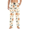 thumbnail image 1 of FORMRS Mens Pajama Pants with Pockets Sleepwear Lounge Bottoms Sizes S-2XL, Fall Books, 1 of 7