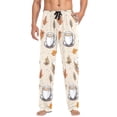 thumbnail image 1 of FORMRS Mens Pajama Pants with Pockets Sleepwear Lounge Bottoms Sizes S-2XL, Fall Coffee, 1 of 7