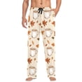 thumbnail image 1 of FORMRS Mens Pajama Pants with Pockets Sleepwear Lounge Bottoms Sizes S-2XL, Fall Mug Pattern, 1 of 7