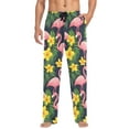 thumbnail image 1 of FORMRS Mens Pajama Pants with Pockets Sleepwear Lounge Bottoms Sizes S-2XL, Flamingo Pattern, 1 of 7