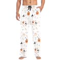 thumbnail image 1 of FORMRS Mens Pajama Pants with Pockets Sleepwear Lounge Bottoms Sizes S-2XL, Ghost Design, 1 of 7