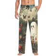 thumbnail image 1 of FORMRS Mens Pajama Pants with Pockets Sleepwear Lounge Bottoms Sizes S-2XL, Ghost in Strawberry Fields, 1 of 7