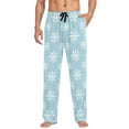 thumbnail image 1 of FORMRS Mens Pajama Pants with Pockets Soft Cotton Sleepwear Lounge Bottoms, Sizes S-2XL, Gray Snowflake, 1 of 7