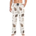 thumbnail image 1 of FORMRS Mens Pajama Pants with Pockets Sleepwear Lounge Bottoms Sizes S-2XL, Light Gray Bears, 1 of 7