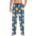 thumbnail image 1 of FORMRS Mens Pajama Pants with Pockets Soft Cotton Sleepwear Lounge Bottoms, Sizes S-2XL, Oranges Pattern, 1 of 7