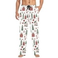 thumbnail image 1 of FORMRS Mens Pajama Pants with Pockets Sleepwear Lounge Bottoms Sizes S-2XL, Red Nordic Christmas, 1 of 7