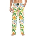 thumbnail image 1 of FORMRS Mens Pajama Pants with Pockets Sleepwear Lounge Bottoms Sizes S-2XL, Retro Pink Floral, 1 of 7