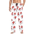 thumbnail image 1 of FORMRS Mens Pajama Pants with Pockets Sleepwear Lounge Bottoms Sizes S-2XL, Santa Hats Pattern, 1 of 7