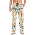 thumbnail image 1 of FORMRS Mens Pajama Pants with Pockets Sleepwear Lounge Bottoms Sizes S-2XL, Whimsical Leaves, 1 of 7