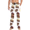 thumbnail image 1 of FORMRS Mens Pajama Pants with Pockets Soft Cotton Sleepwear Lounge Bottoms, Sizes S-2XL, White Cakes Pattern, 1 of 7