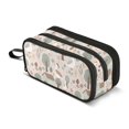 thumbnail image 1 of FORMRS Pencil Case with 3 Compartments School Large Capacity Zipper Pen Pouch Stationery Organizer, Brown Goose Pattern, 1 of 8