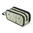 thumbnail image 1 of FORMRS Pencil Case with 3 Compartments School Large Capacity Zipper Pen Pouch Stationery Organizer, Green Floral Guitar Pattern, 1 of 8