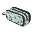 thumbnail image 1 of FORMRS Pencil Case with 3 Compartments School Large Capacity Zipper Pen Pouch Stationery Organizer, Swimming Otters Pattern, 1 of 8